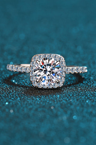 Square Moissanite Ring, Trendsi - A Blissfully Beautiful Boutique