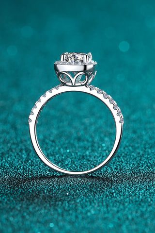 Square Moissanite Ring, Trendsi - A Blissfully Beautiful Boutique