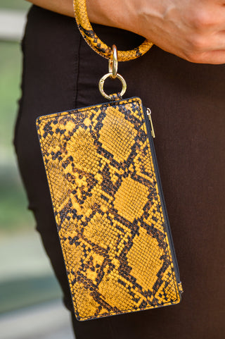 Clear Break Snakeskin Clutch, Ave Shops - A Blissfully Beautiful Boutique
