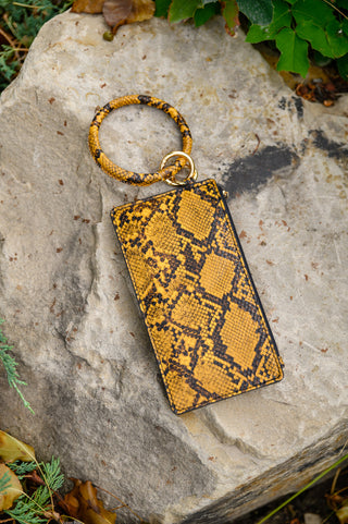 Clear Break Snakeskin Clutch, Ave Shops - A Blissfully Beautiful Boutique