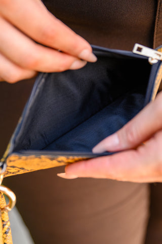 Clear Break Snakeskin Clutch, Ave Shops - A Blissfully Beautiful Boutique