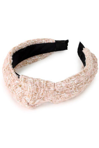 Tweed Headband with Knot, Fashion City - A Blissfully Beautiful Boutique
