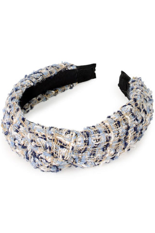 Tweed Headband with Knot, Fashion City - A Blissfully Beautiful Boutique