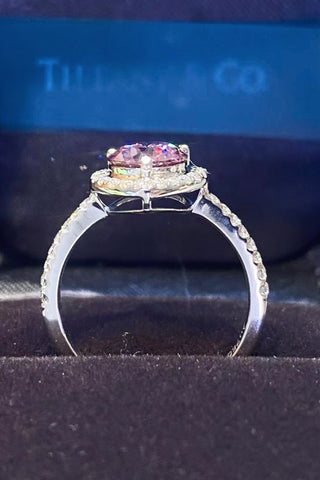 1 Carat Moissanite Heart Ring, Trendsi - A Blissfully Beautiful Boutique