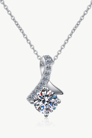 Unique and Chic Moissanite Pendant Necklace, Trendsi - A Blissfully Beautiful Boutique