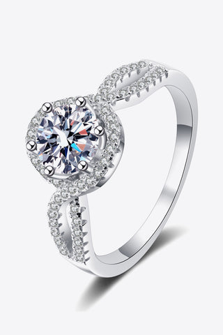 Feel The Joy 925 Sterling Silver Moissanite Ring, Trendsi - A Blissfully Beautiful Boutique