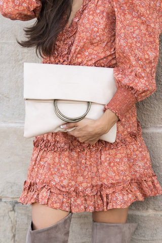 Fold over O ring Clutch, Aili's Corner - A Blissfully Beautiful Boutique
