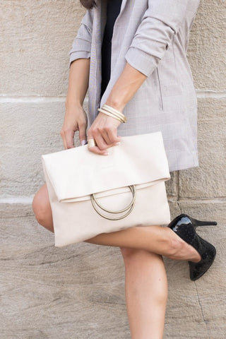 Fold over O ring Clutch, Aili's Corner - A Blissfully Beautiful Boutique