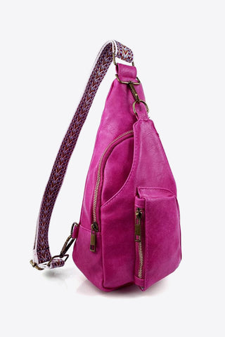 All The Feels PU Leather Sling Bag, Trendsi - A Blissfully Beautiful Boutique