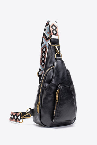 All The Feels PU Leather Sling Bag, Trendsi - A Blissfully Beautiful Boutique
