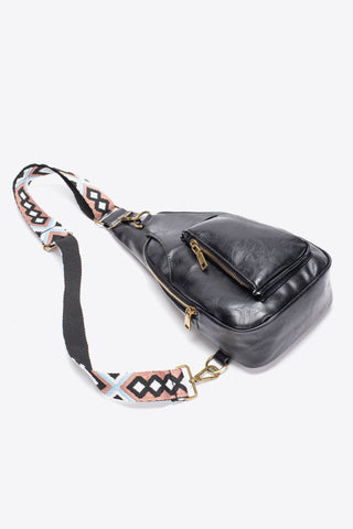 All The Feels PU Leather Sling Bag, Trendsi - A Blissfully Beautiful Boutique