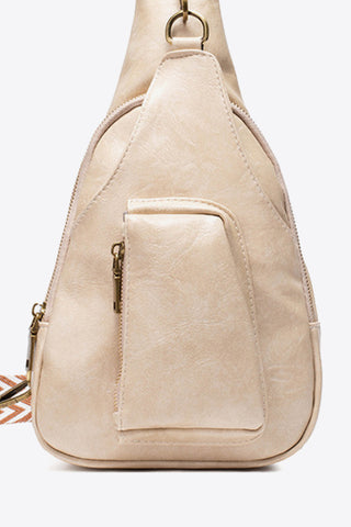 All The Feels PU Leather Sling Bag, Trendsi - A Blissfully Beautiful Boutique