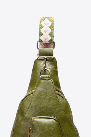 All The Feels PU Leather Sling Bag, Trendsi - A Blissfully Beautiful Boutique