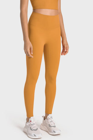 High-Rise Wide Waistband Yoga Leggings, Trendsi - A Blissfully Beautiful Boutique