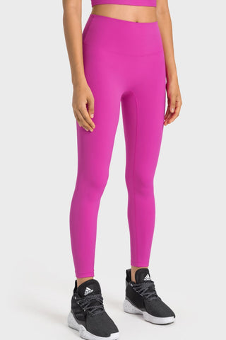 High-Rise Wide Waistband Yoga Leggings, Trendsi - A Blissfully Beautiful Boutique