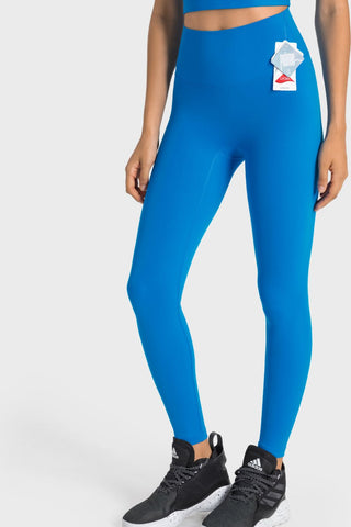 High-Rise Wide Waistband Yoga Leggings, Trendsi - A Blissfully Beautiful Boutique