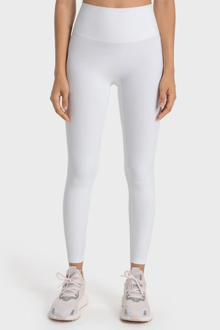 High-Rise Wide Waistband Yoga Leggings, Trendsi - A Blissfully Beautiful Boutique