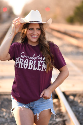 Somebody’s Problem Tee, P&PD Wholesale - A Blissfully Beautiful Boutique