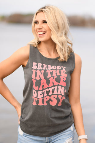 Errbody In The Lake Gettin’ Tipsy Tank, P&PD Wholesale - A Blissfully Beautiful Boutique