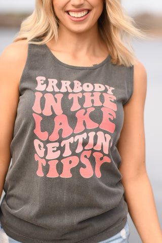 Errbody In The Lake Gettin’ Tipsy Tank, P&PD Wholesale - A Blissfully Beautiful Boutique