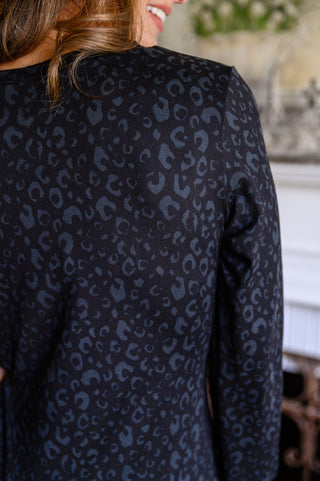 Wishful Thinking Animal Print Dress In Black, Ave Shops - A Blissfully Beautiful Boutique