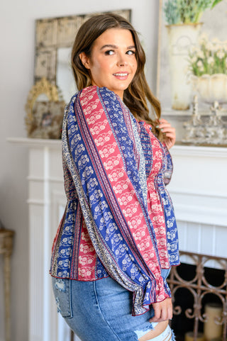 Afternoon Tea Smocked Long Sleeve Blouse, Ave Shops - A Blissfully Beautiful Boutique