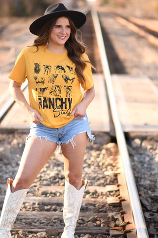 Ranchy Stuff Tee, P&PD Wholesale - A Blissfully Beautiful Boutique