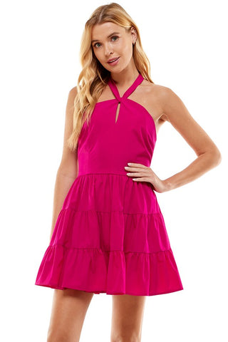 Tiered Halter Dress, TCEC - A Blissfully Beautiful Boutique