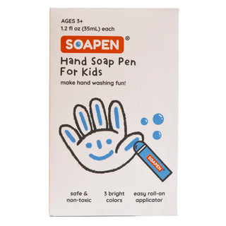 SoaPen -  Pack of 3 - Hand Soap Pen for Kids, Soapen - A Blissfully Beautiful Boutique