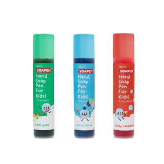 SoaPen -  Pack of 3 - Hand Soap Pen for Kids, Soapen - A Blissfully Beautiful Boutique