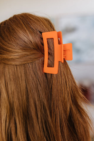 Claw Clip Set of 4 in Orange, Ave Shops - A Blissfully Beautiful Boutique