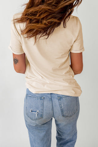 Pumpkin Graphic Round Neck Cuffed T-Shirt, Trendsi - A Blissfully Beautiful Boutique