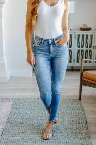 Catherine Mid Rise Vintage Skinny Jeans, Ave Shops - A Blissfully Beautiful Boutique