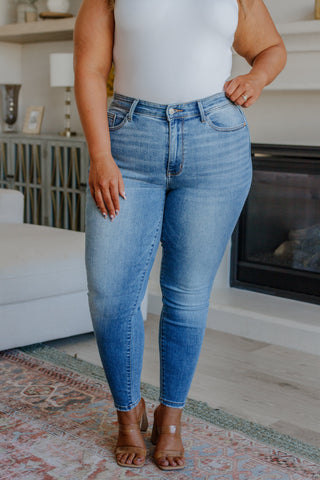 Catherine Mid Rise Vintage Skinny Jeans, Ave Shops - A Blissfully Beautiful Boutique