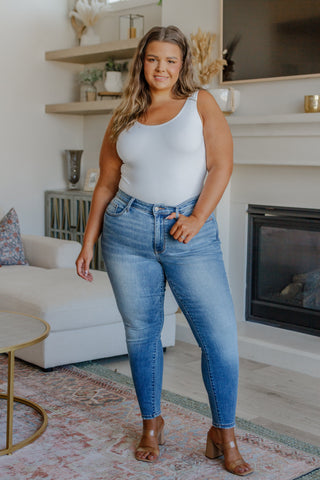 Catherine Mid Rise Vintage Skinny Jeans, Ave Shops - A Blissfully Beautiful Boutique
