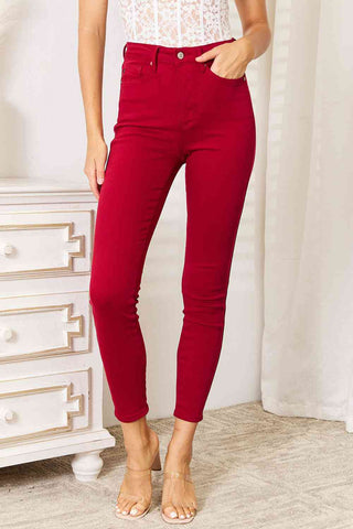 Judy Blue Full Size High Waist Tummy Control Skinny Jeans, Trendsi - A Blissfully Beautiful Boutique