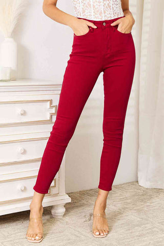 Judy Blue Full Size High Waist Tummy Control Skinny Jeans, Trendsi - A Blissfully Beautiful Boutique