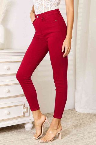 Judy Blue Full Size High Waist Tummy Control Skinny Jeans, Trendsi - A Blissfully Beautiful Boutique