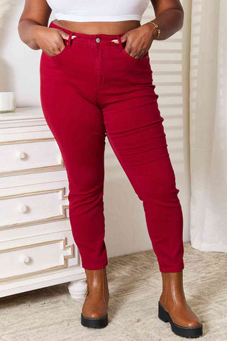 Judy Blue Full Size High Waist Tummy Control Skinny Jeans, Trendsi - A Blissfully Beautiful Boutique