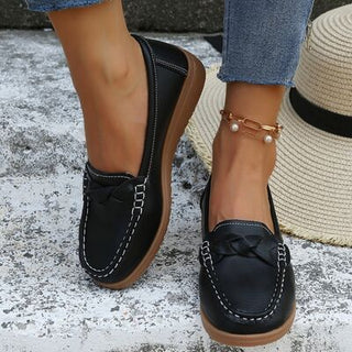 Weave Wedge Heeled Loafers, Trendsi - A Blissfully Beautiful Boutique