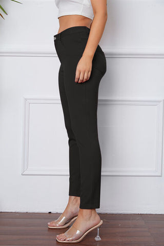 StretchyStitch Pants by Basic Bae, Trendsi - A Blissfully Beautiful Boutique