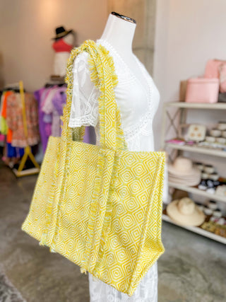 Rosemary Beach Large Tote Bag, Shree Impex - A Blissfully Beautiful Boutique
