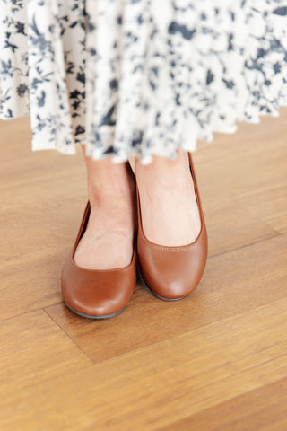 On Your Toes Ballet Flats in Camel, Ave Shops - A Blissfully Beautiful Boutique