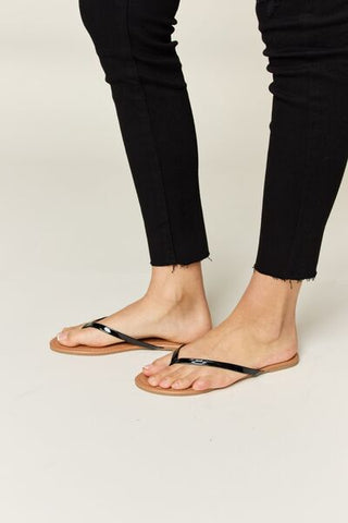 WILD DIVA PU Leather Open Toe Sandals, Trendsi - A Blissfully Beautiful Boutique
