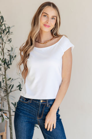 Here I Am For the First Time Top in White, Ave Shops - A Blissfully Beautiful Boutique