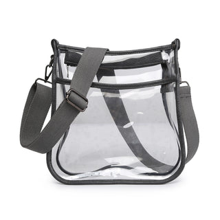 Posie Clear Crossbody w/ Vegan Leather