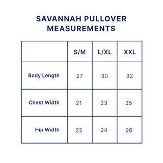 Navy Check Savanah Pullover