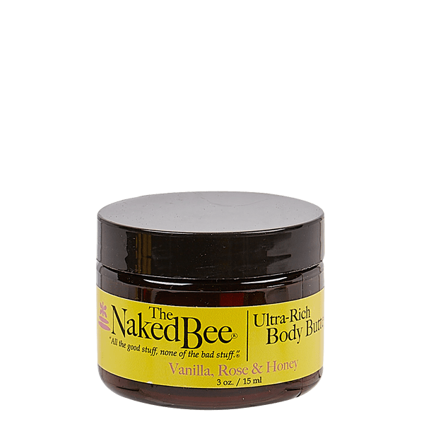 The Naked Bee - 3oz Vanilla, Rose & Honey Ultra-Rich Body Butter