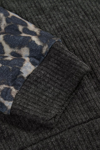 Leopard Raglan Sleeve Tee, Trendsi - A Blissfully Beautiful Boutique