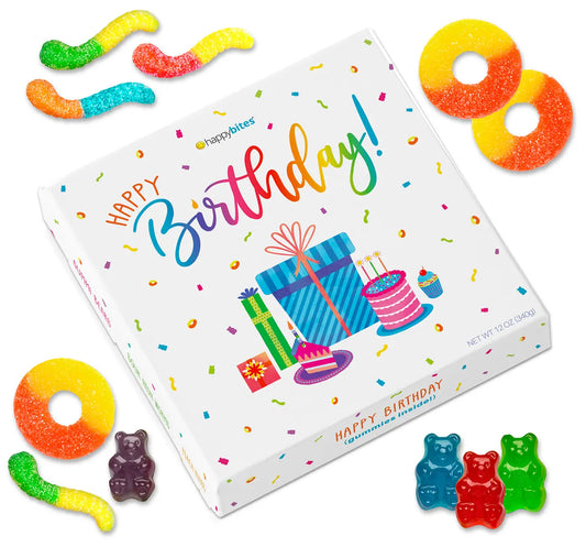 Happy Birthday Gummi Gift Box (12 oz)